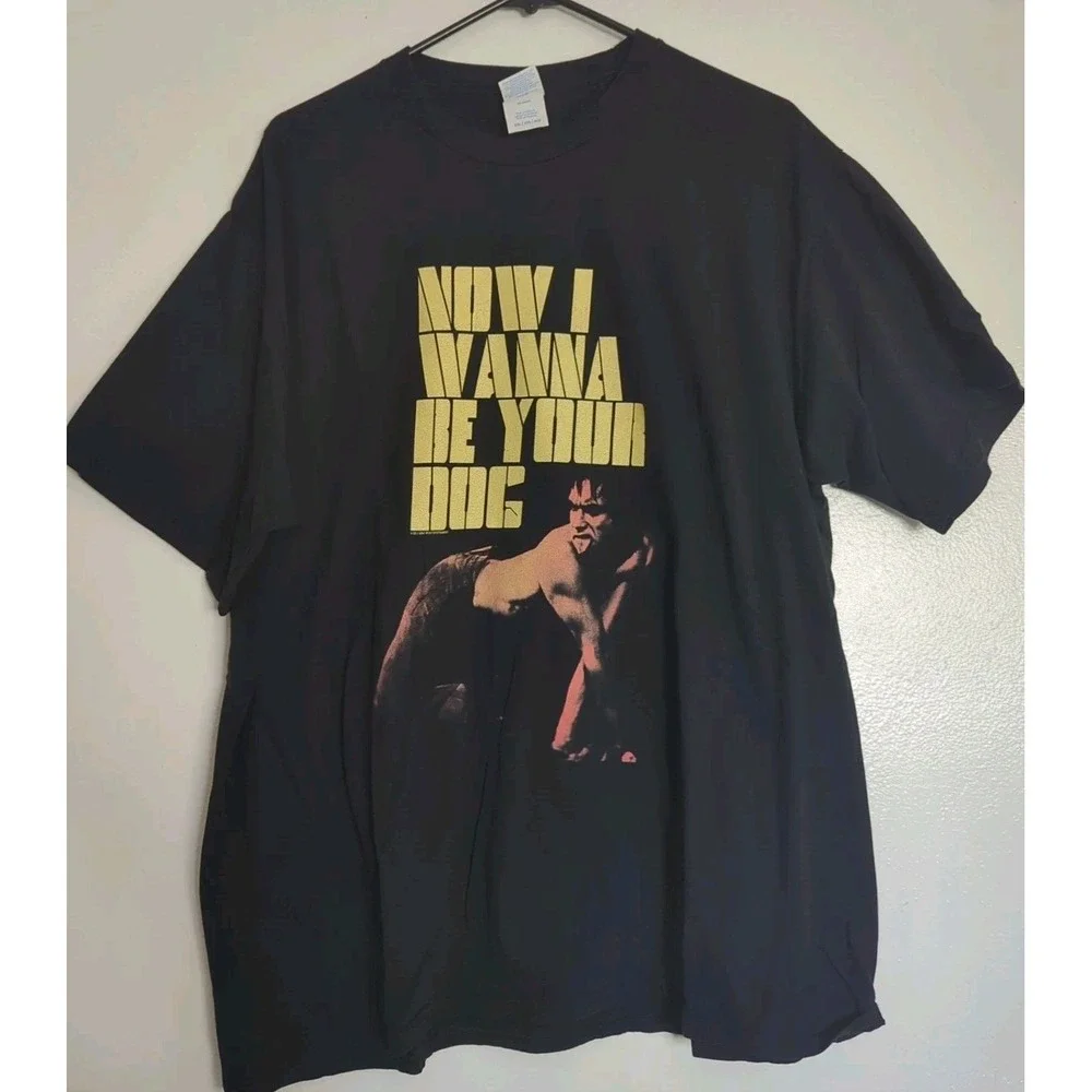 Iggy Pop Now I Wanna Be Your Dog Unisex‎ Band Tshirt 2013 2XL Sony